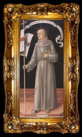 framed  Bartolomeo Vivarini John of Capistrano (Mk05), ta009-2